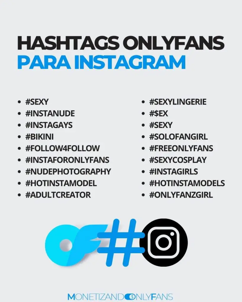 OnlyFans Instagram hashtags
