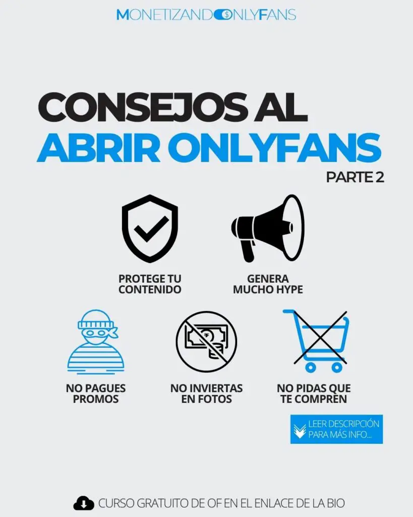 3 consejos para onlyfans - tips al abrir only fans